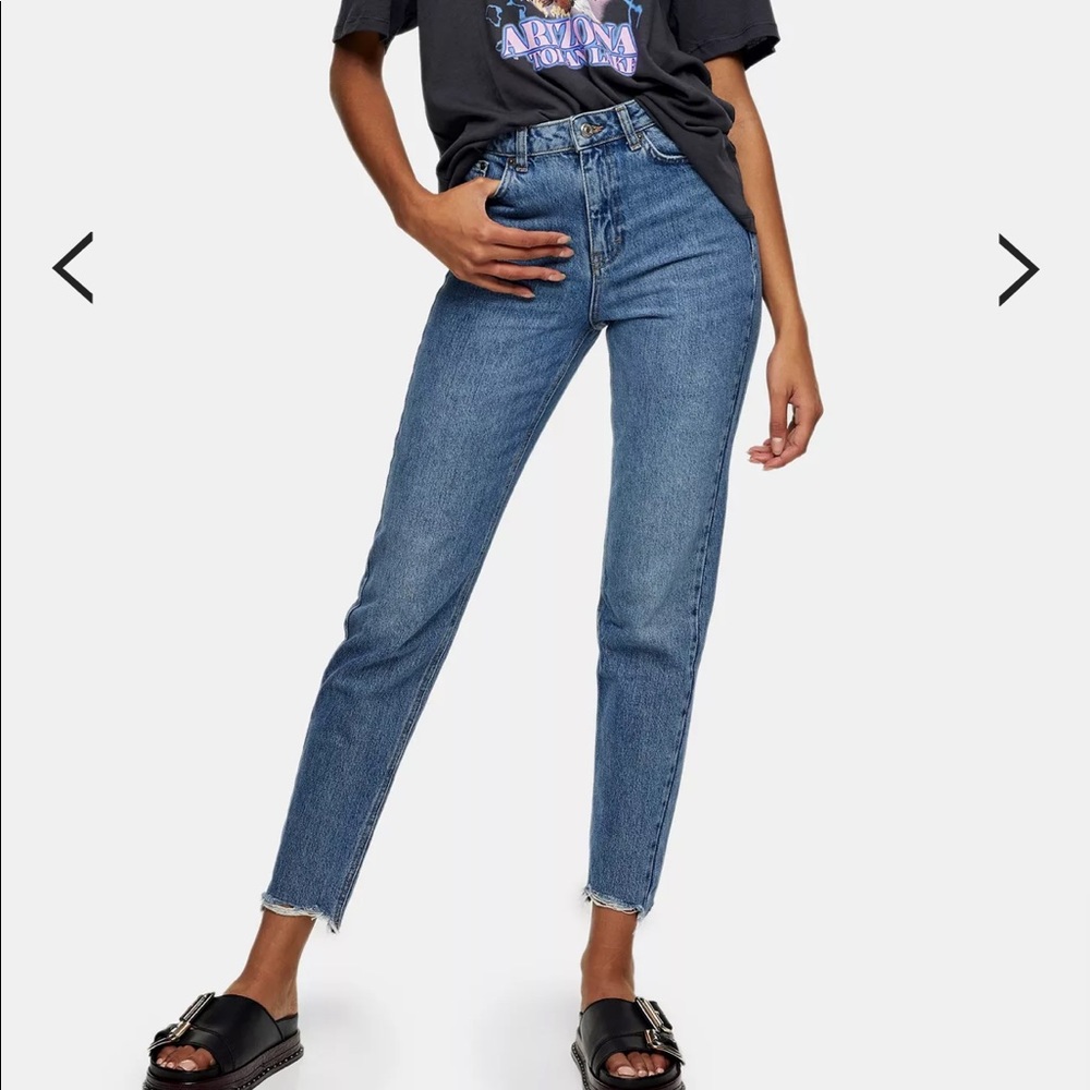 NWOT Topshop Mom Jeans